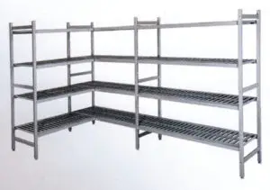 Cold room shelving racks